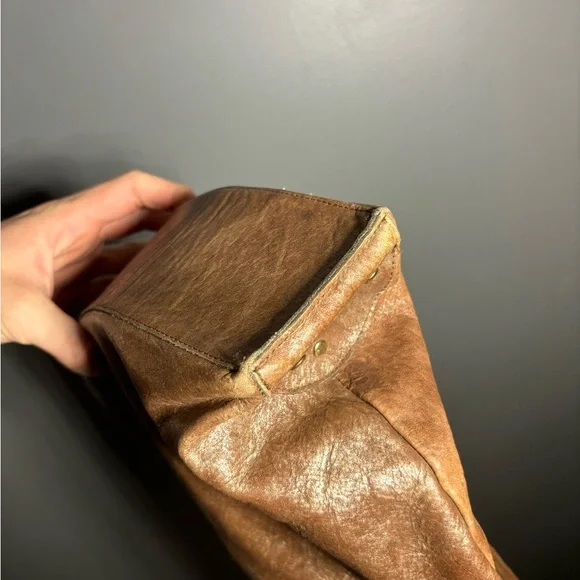 Calleen Cordero Studded Distressed Leather Tote Bag - Picture 5 of 7